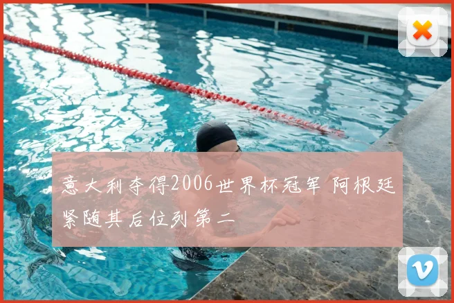 意大利夺得2006世界杯冠军 阿根廷紧随其后位列第二