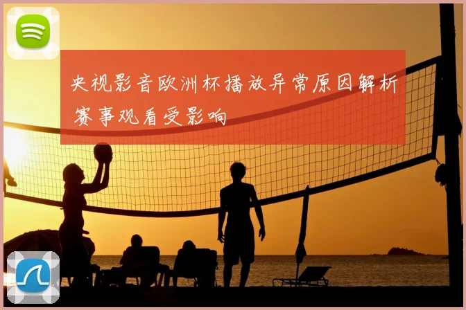 央视影音欧洲杯播放异常原因解析 赛事观看受影响