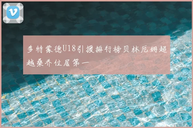 多特蒙德U18引援排行榜贝林厄姆超越桑乔位居第一